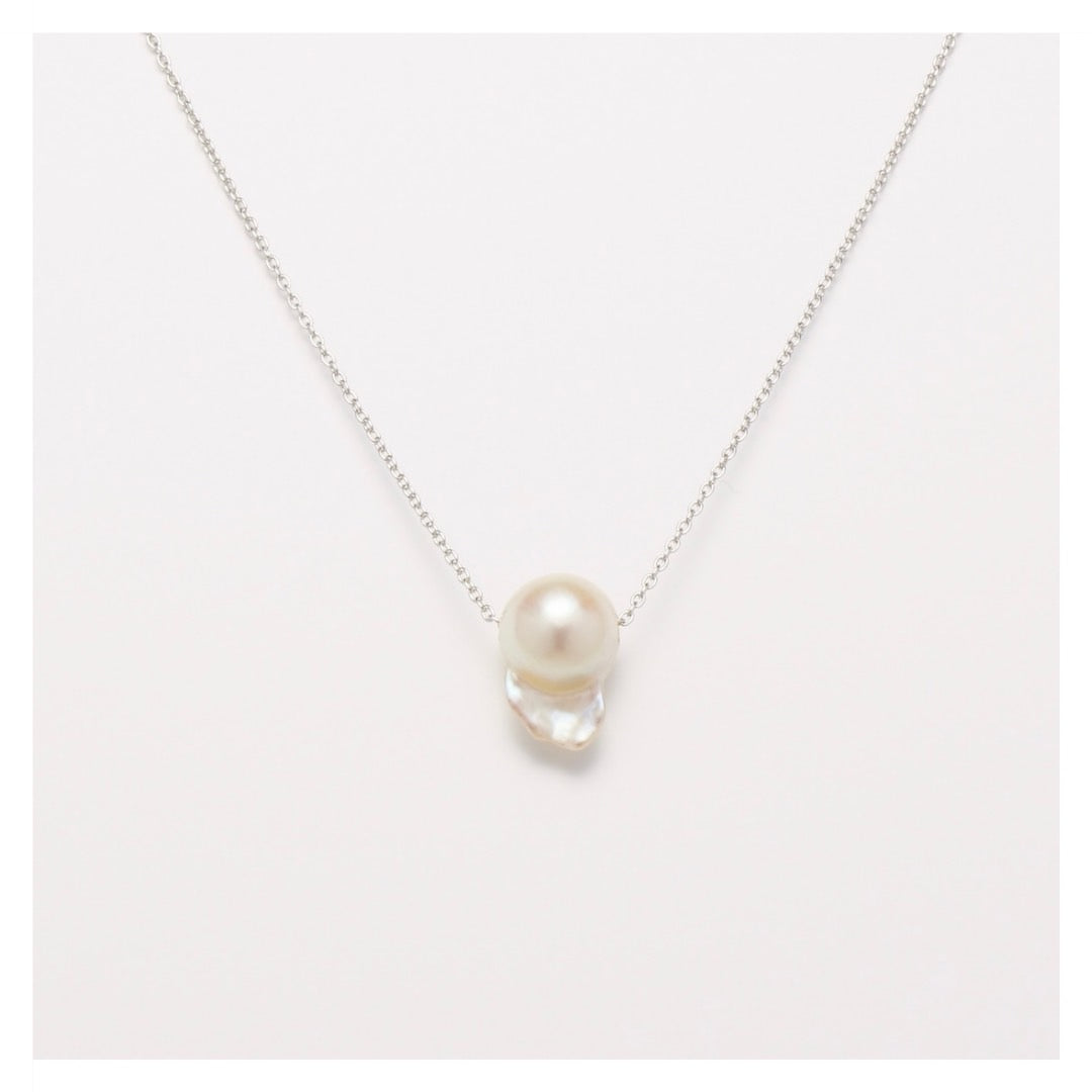Single Drop Pearl Necklace – fuzoroy